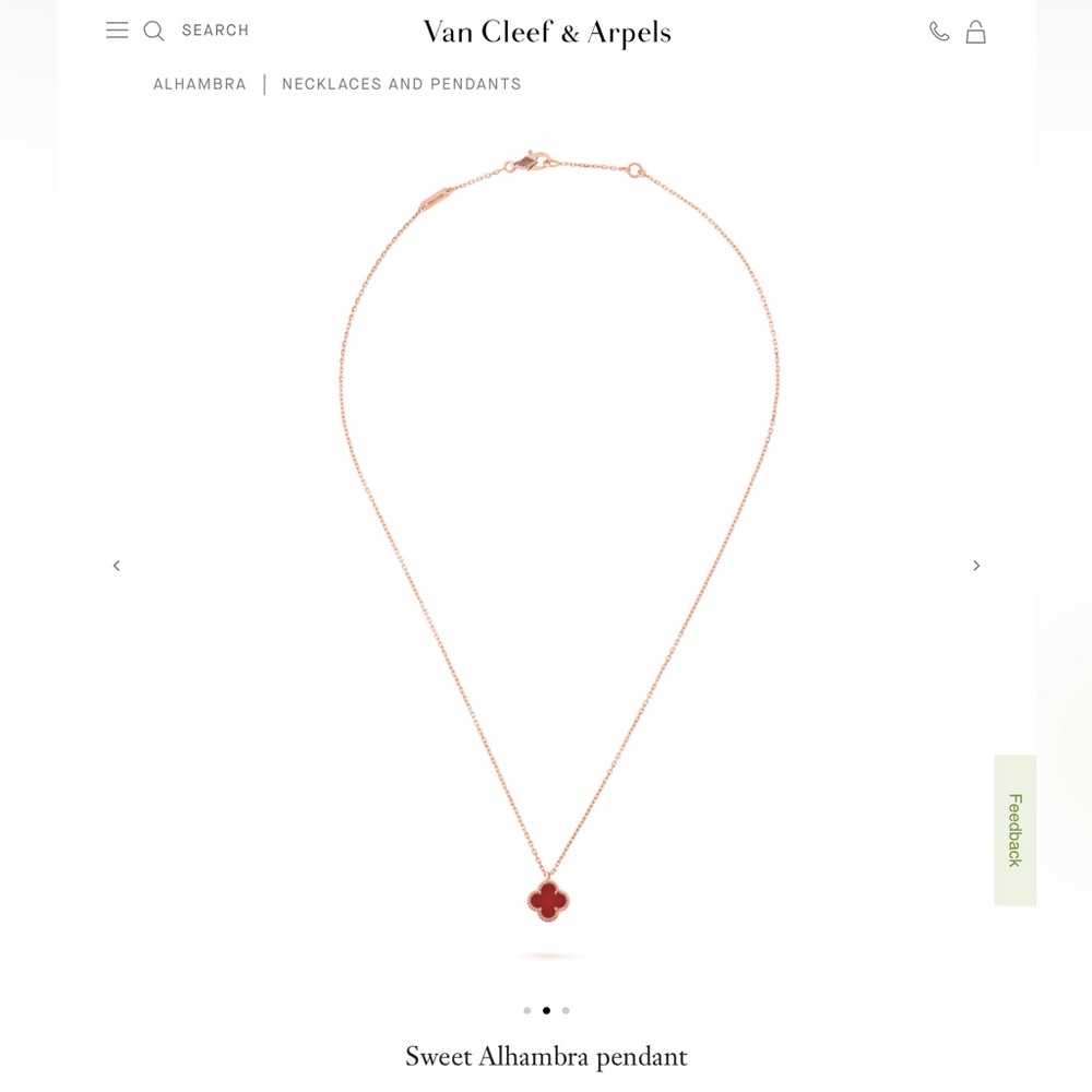 COPY - ISO VCA sweet size Alhambra carnelian